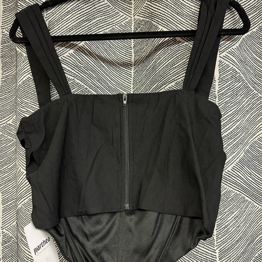 Marthea Black Strapless top.   <<<<279>>>> - Picture 3 of 6